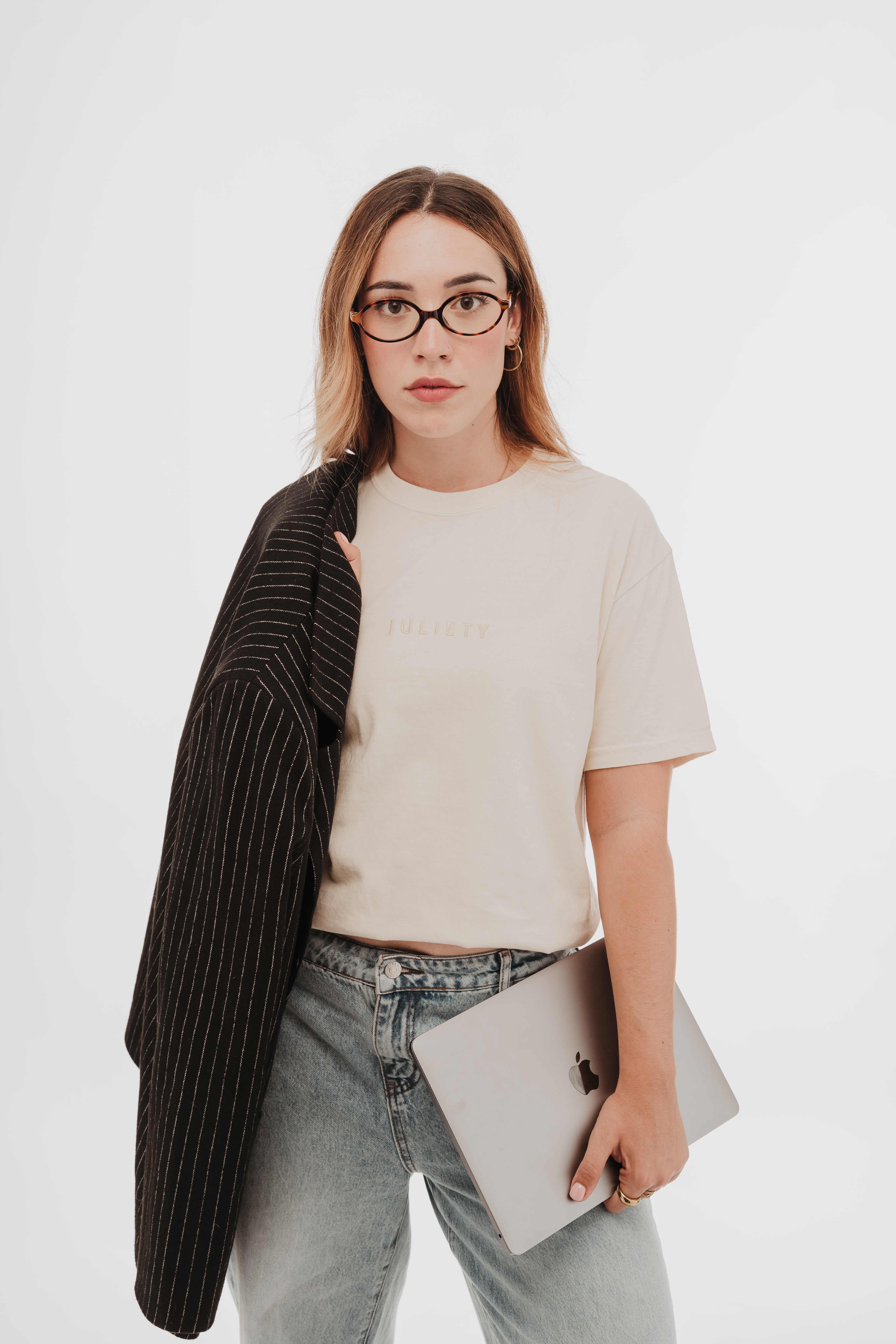 Camiseta gruesa teñida unisex