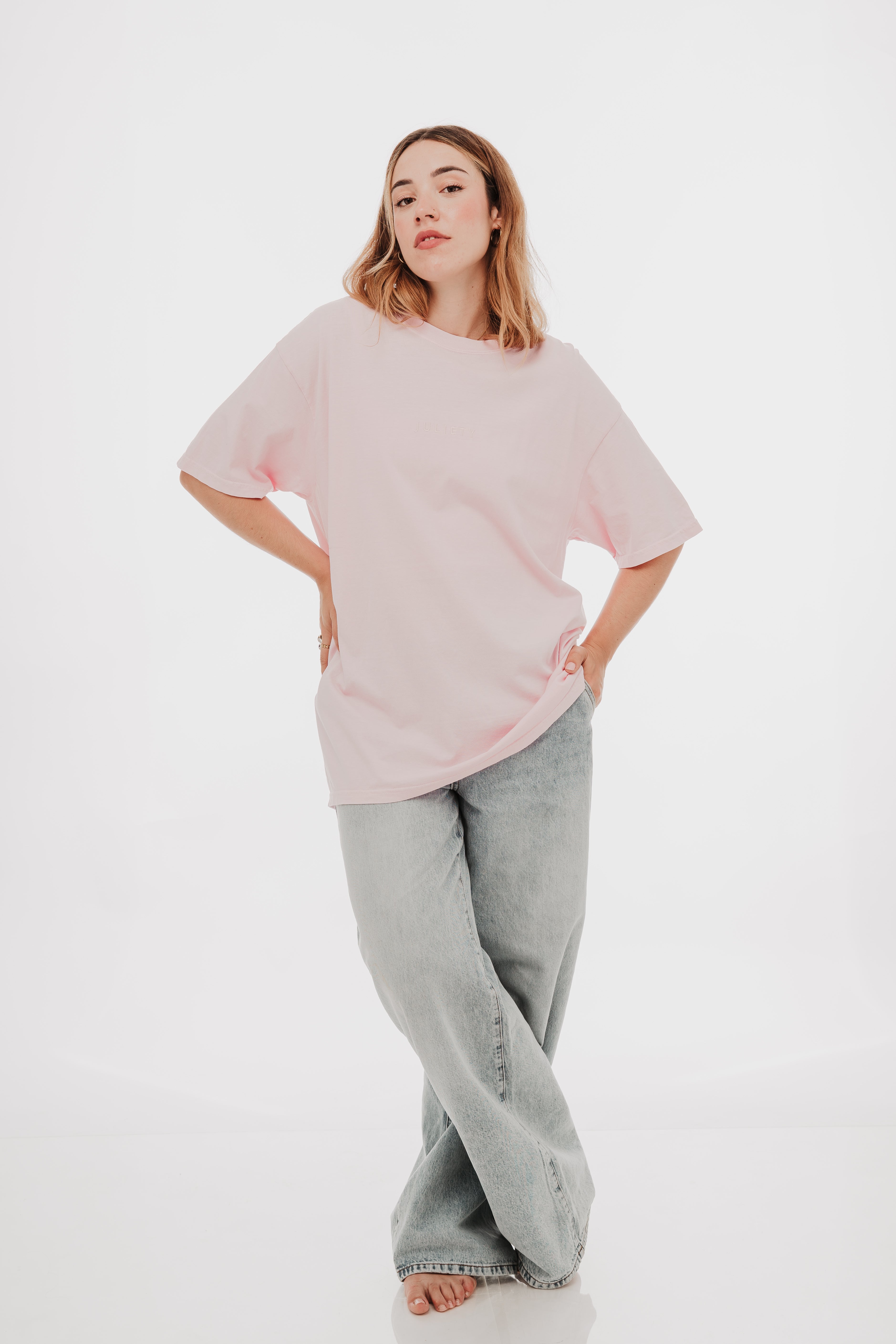 Camiseta gruesa teñida unisex