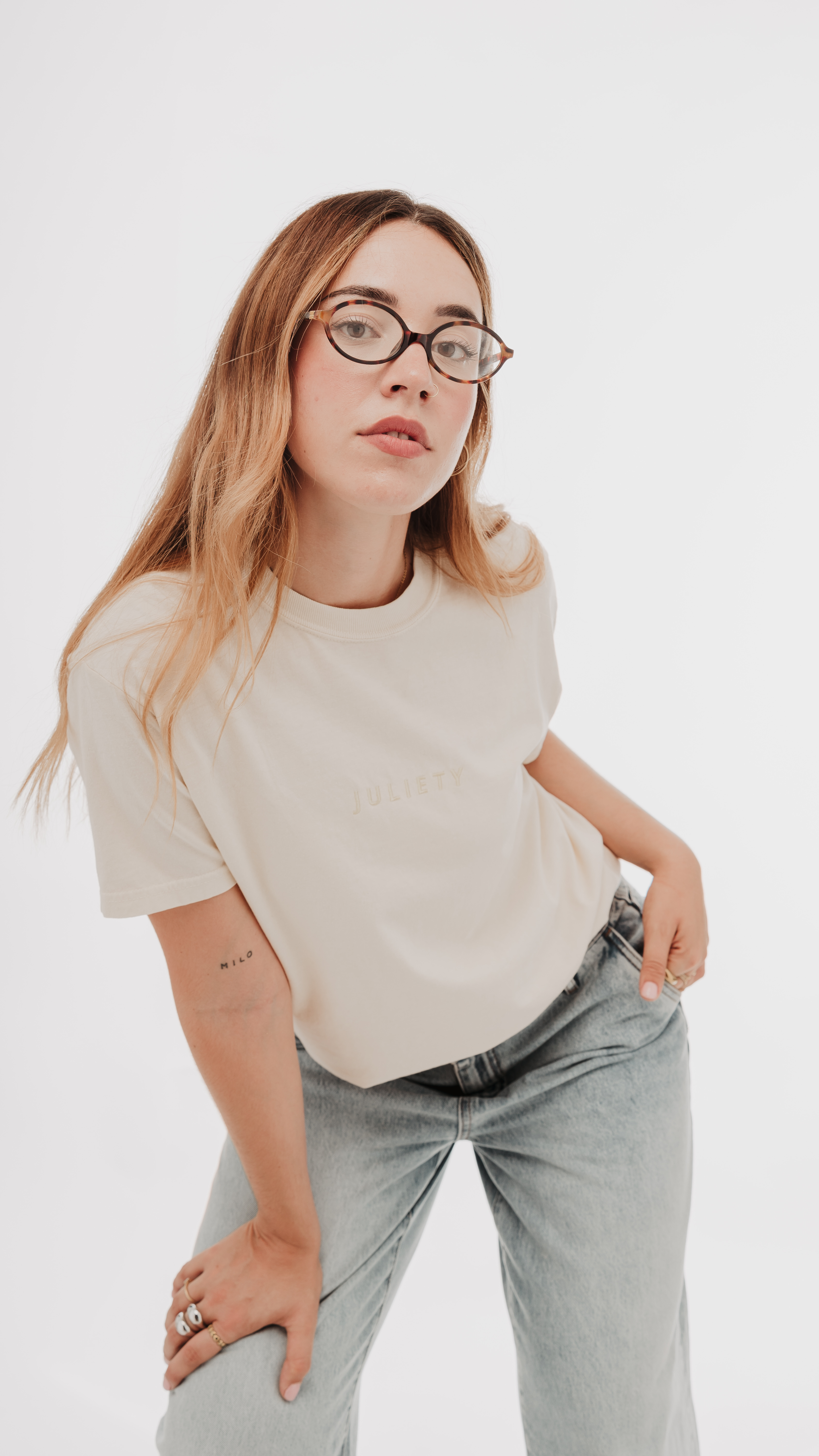 Camiseta gruesa teñida unisex