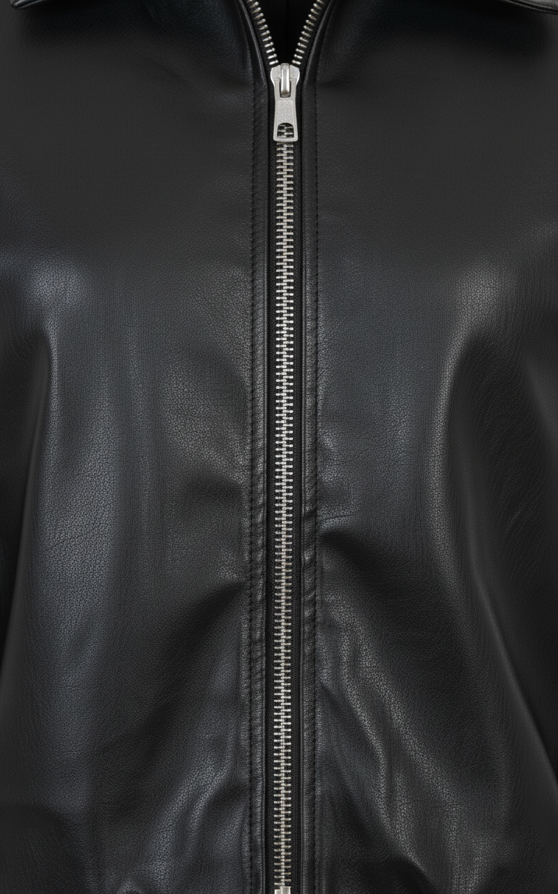 Cazadora oversize polipiel