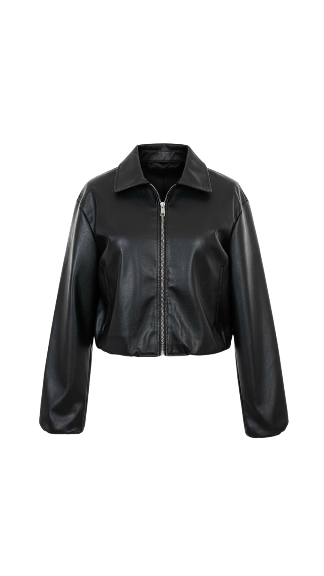 Cazadora oversize polipiel