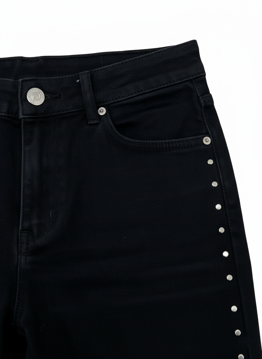 Jean Pata Ancha con Tachuela Lateral