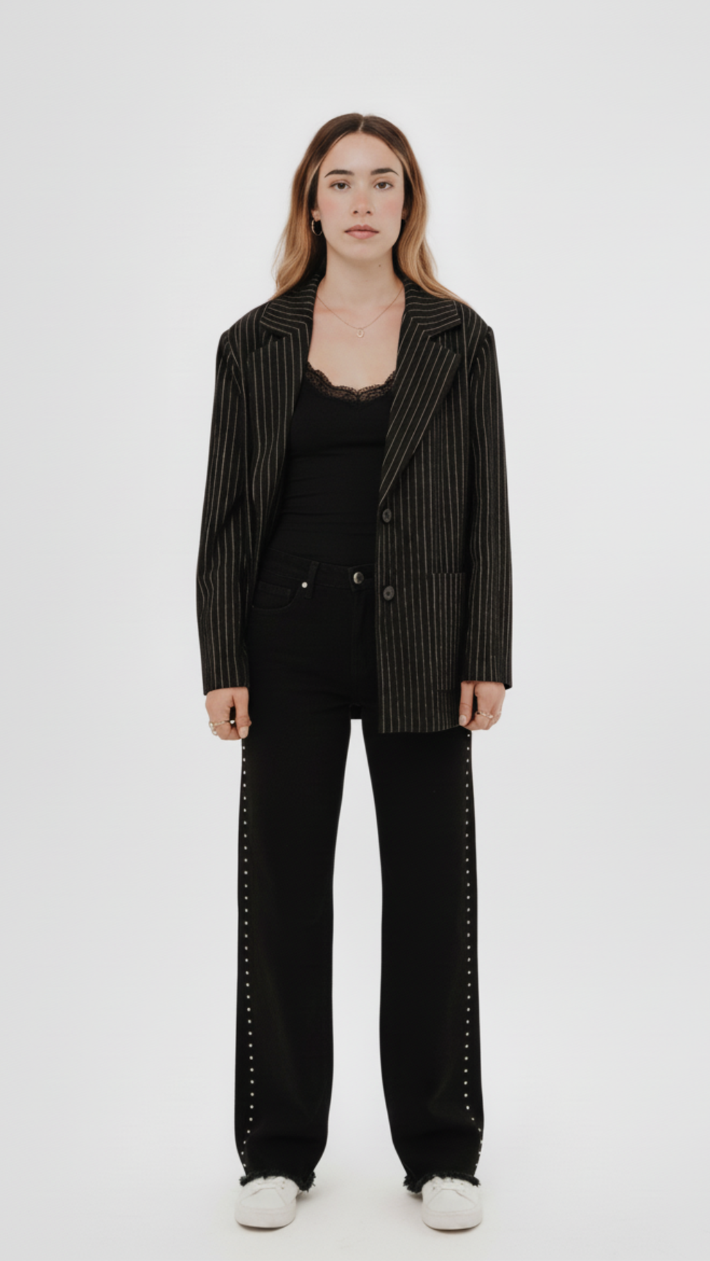 Jean Pata Ancha con Tachuela Lateral