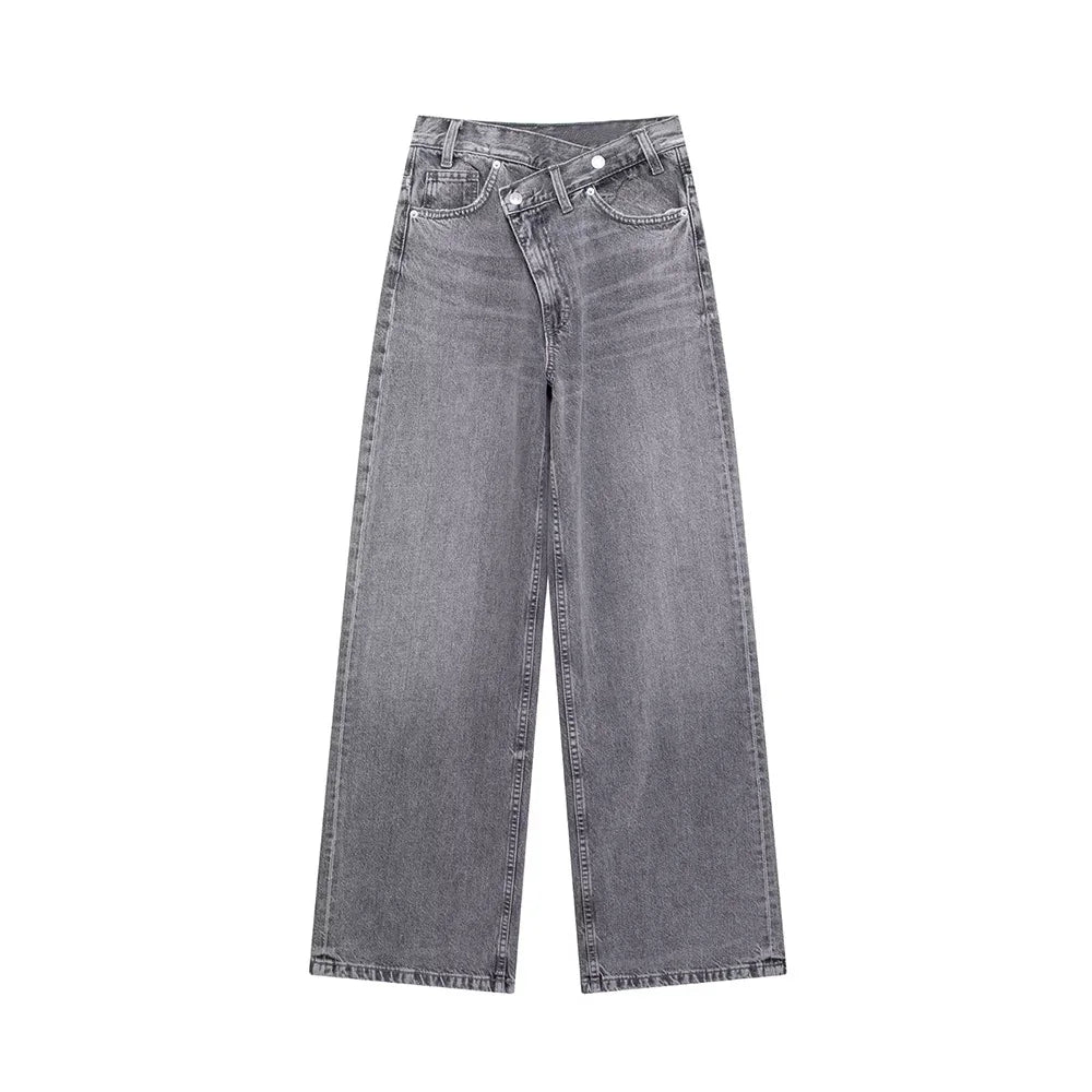 Jean asimétrico ancho