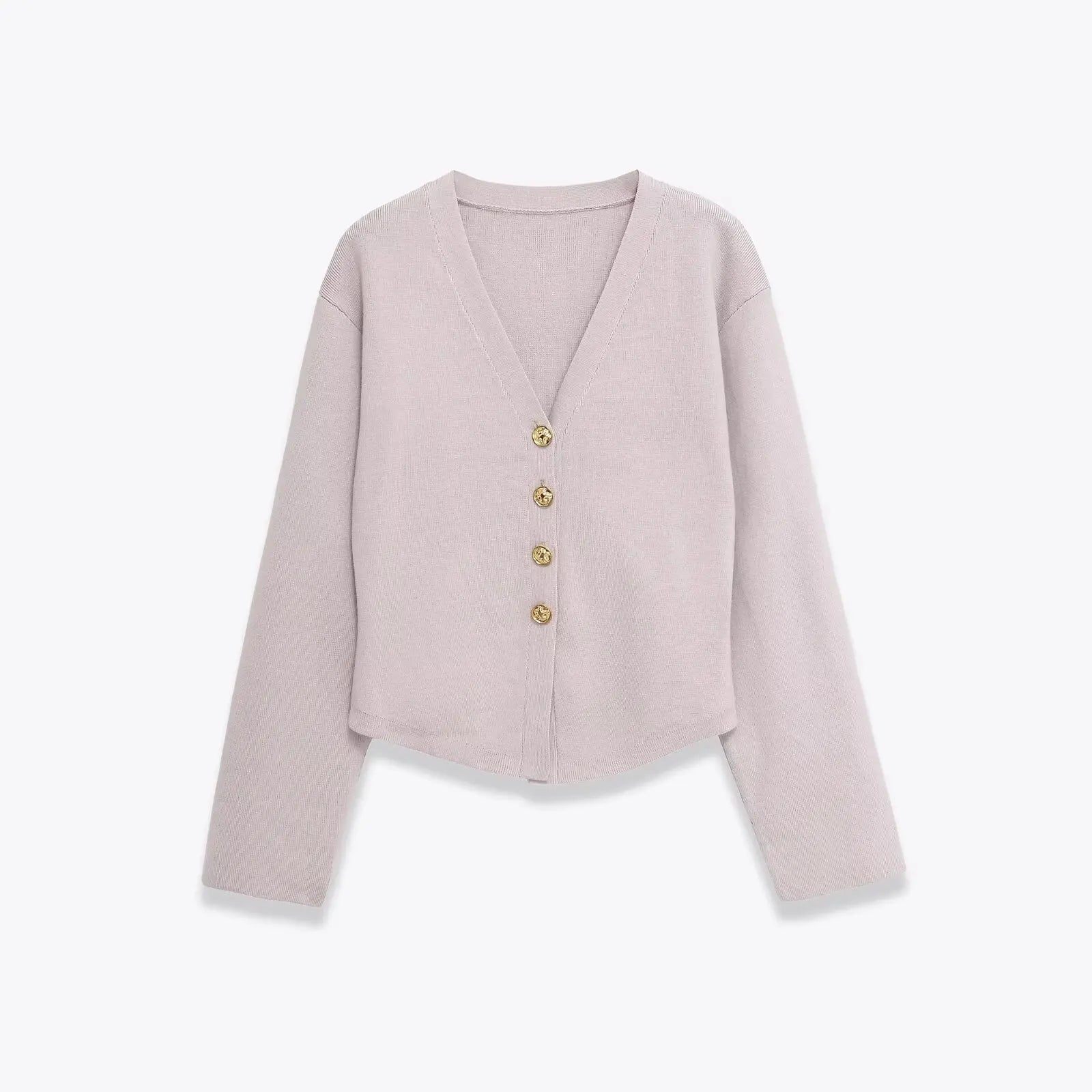 Cardigan botones dorados