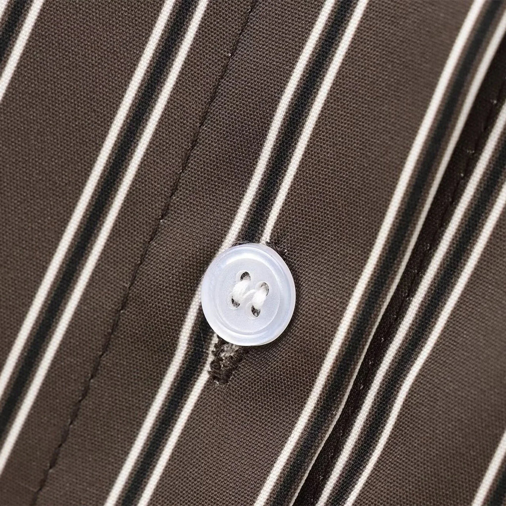 Camisa rayas marrón