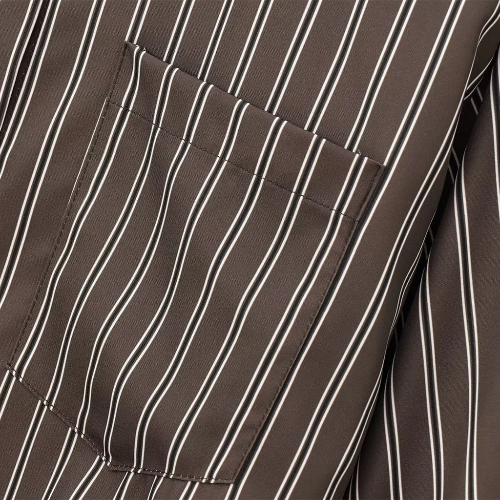 Camisa rayas marrón