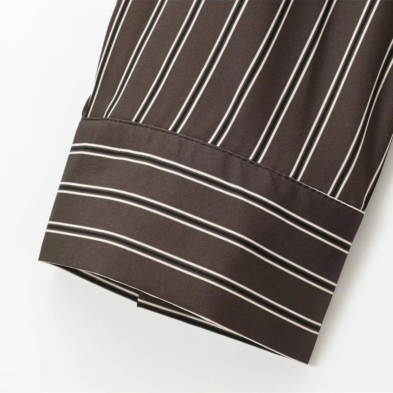 Camisa rayas marrón